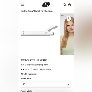 T3 Switch Kit Clip Barrel 1.25”